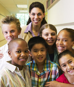 Teacher & Kids